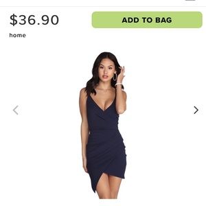 windsor navy blue dress